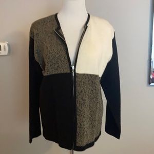 Wool sweater jacket by Dress Barn. Size Medium